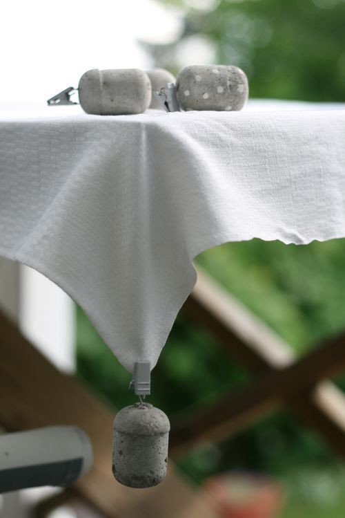 Best ideas about Tablecloth Weights DIY
. Save or Pin DIY – Accesorios para el hogar y jardn hechos con cemento Now.