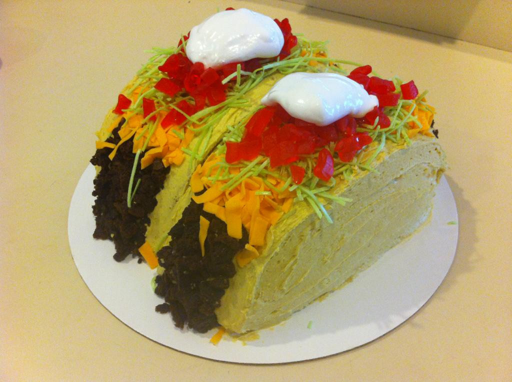 Best ideas about Taco Birthday Cake
. Save or Pin Taco cake I made for my little brother s 20th birthday on Now.