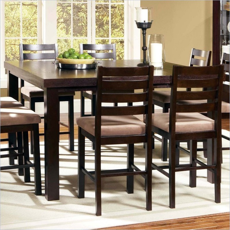 Best ideas about Tall Dining Table
. Save or Pin Steve Silver Boulevard 5 Piece Counter Height Dining Table Now.