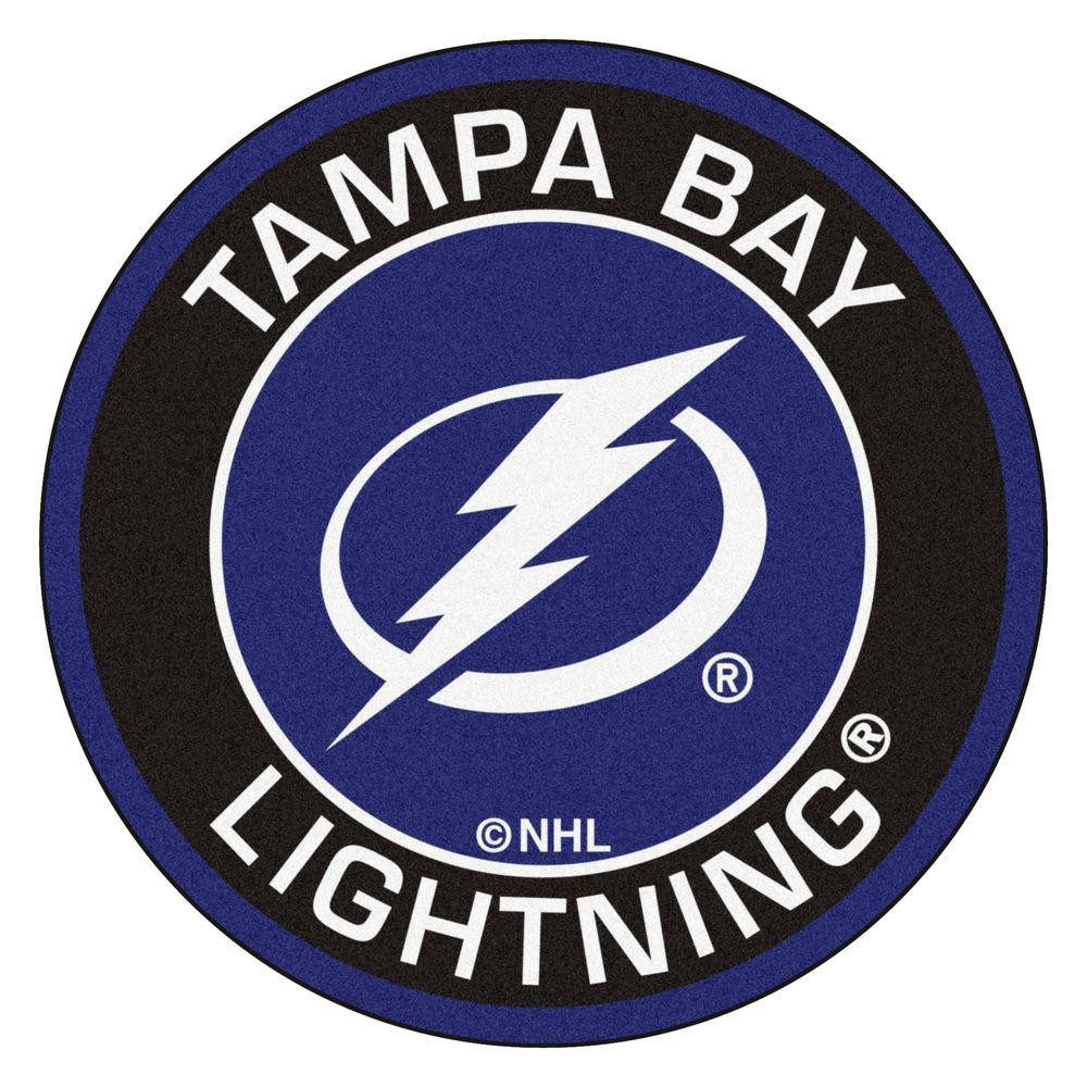 Best ideas about Tampa Bay Lighting
. Save or Pin FANMATS NHL Tampa Bay Lightning Black 2 ft x 2 ft Round Now.