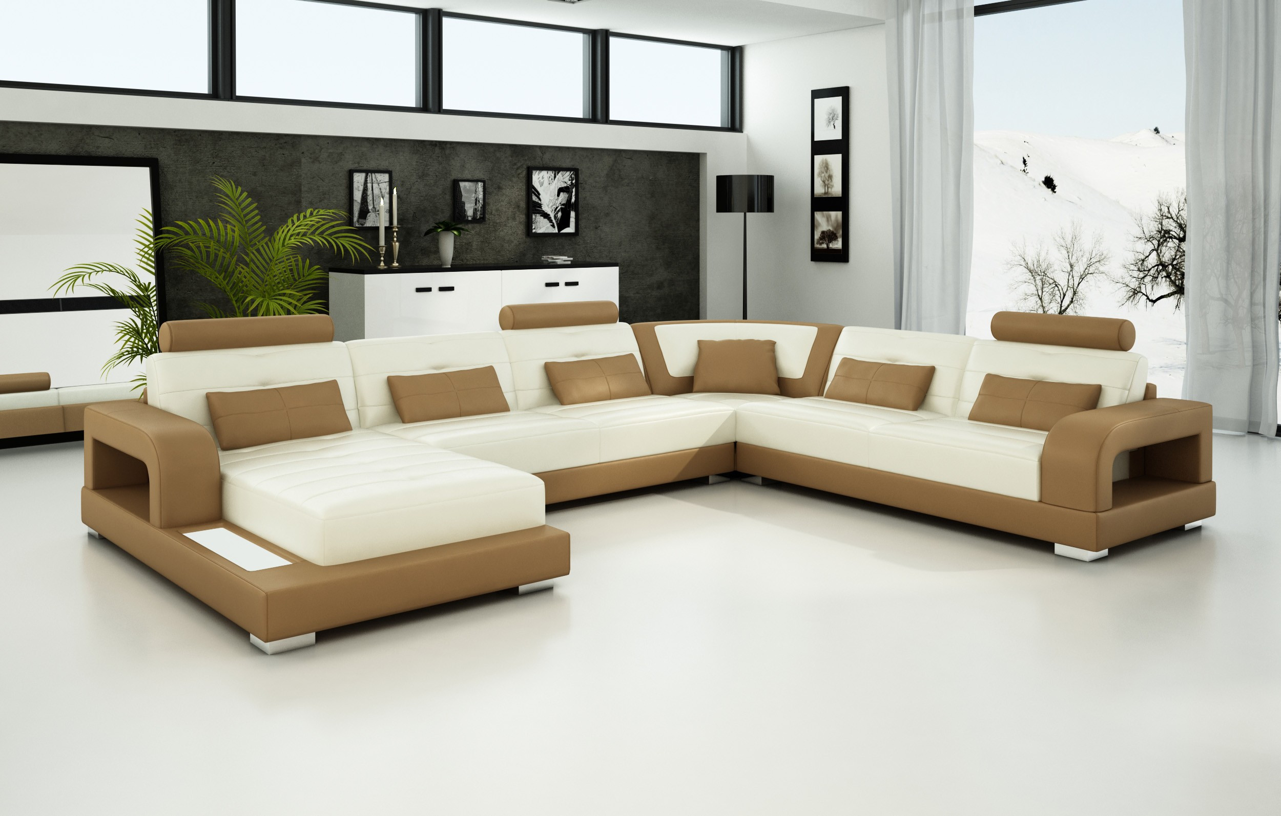 Best ideas about Tan Sectional Sofa
. Save or Pin Light Colored Leather Sofas Madden Modern Leather Sofa Now.