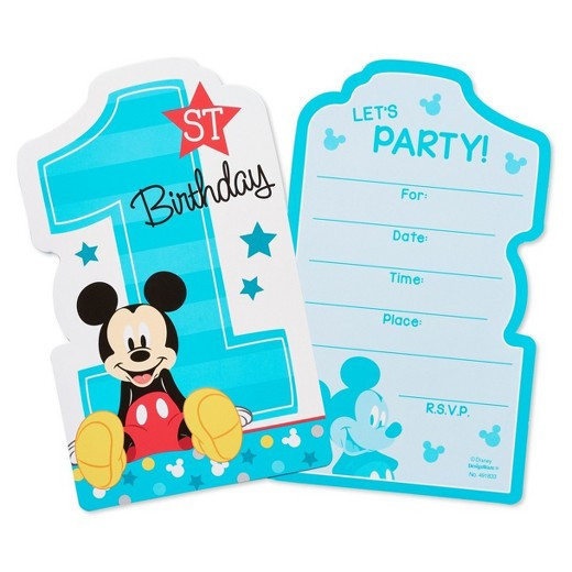 Best ideas about Target Birthday Invitations
. Save or Pin 8ct Mickey Mouse 1St Birthday Invitations Tar Now.