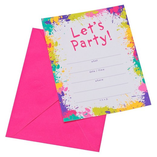 Best ideas about Target Birthday Invitations
. Save or Pin Neon Let s Party Party Invitations 10 count Tar Now.