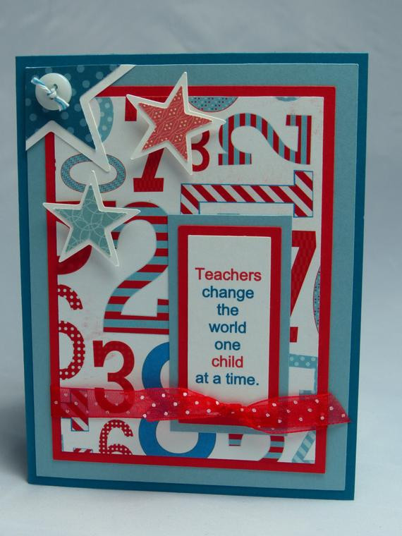 Best ideas about Teacher Birthday Card
. Save or Pin Stampin Up Handmade Greeting Card Teacher by Now.