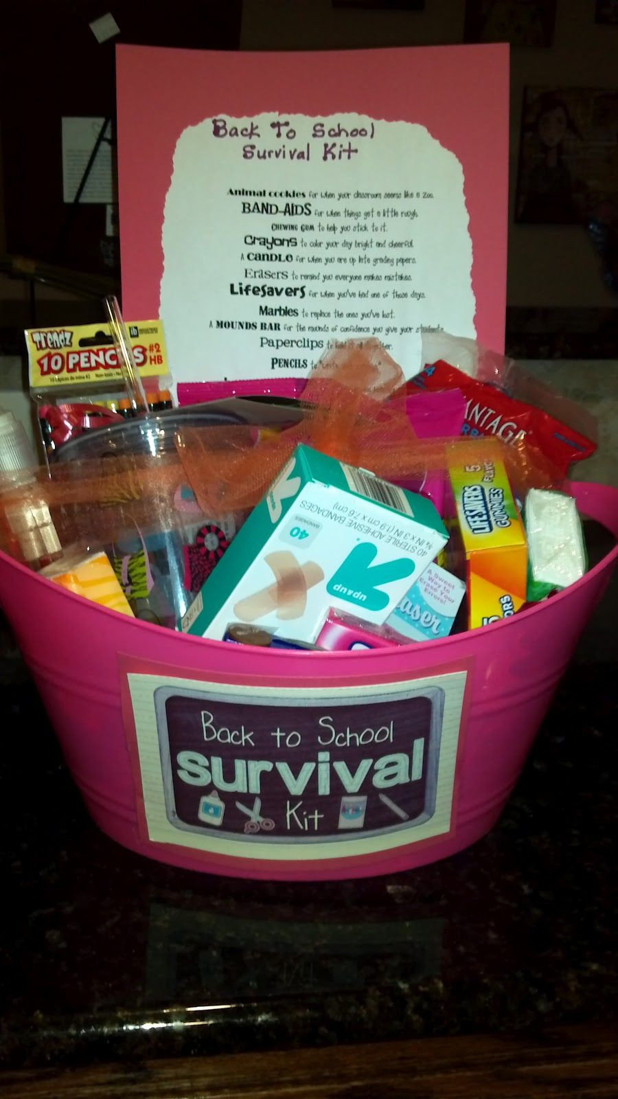 Best ideas about Teacher Gift Baskets Ideas
. Save or Pin Butterfly Kisses and Tasty Dishes Back To School Teacher Now.