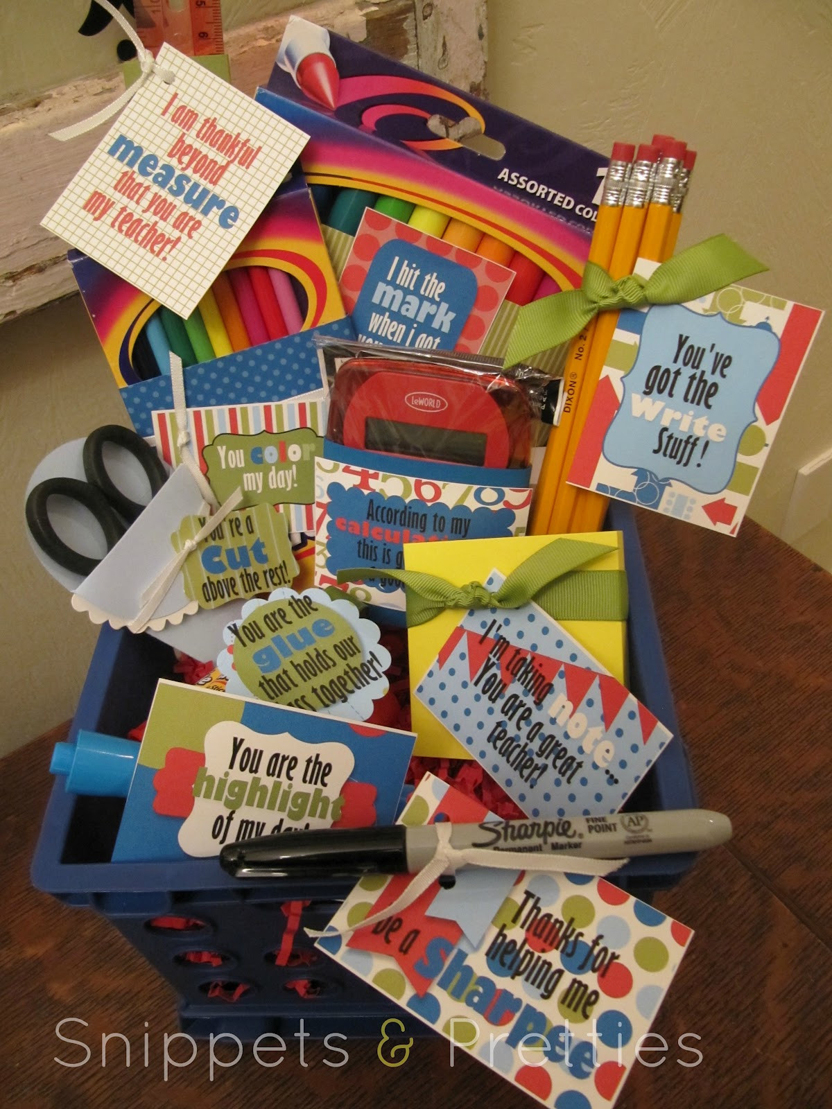 Best ideas about Teacher Gift Baskets Ideas
. Save or Pin Snippets and Pretties August 2012 Now.