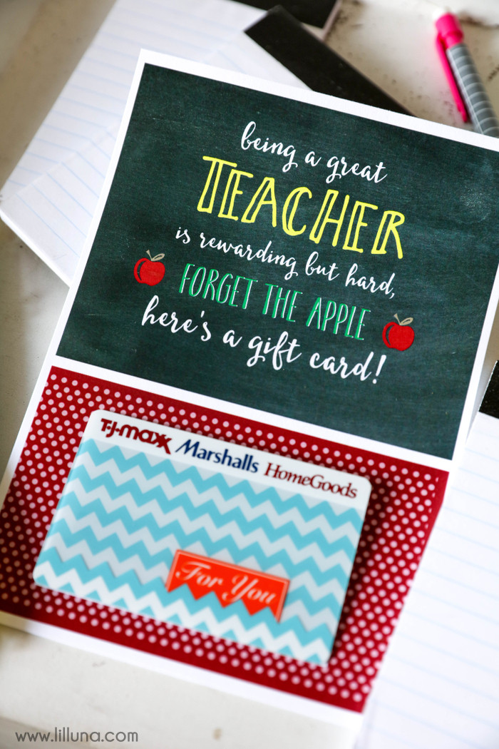 Best ideas about Teacher Gift Card Ideas
. Save or Pin Teacher Appreciation Gift Card Holder Lil Luna Now.