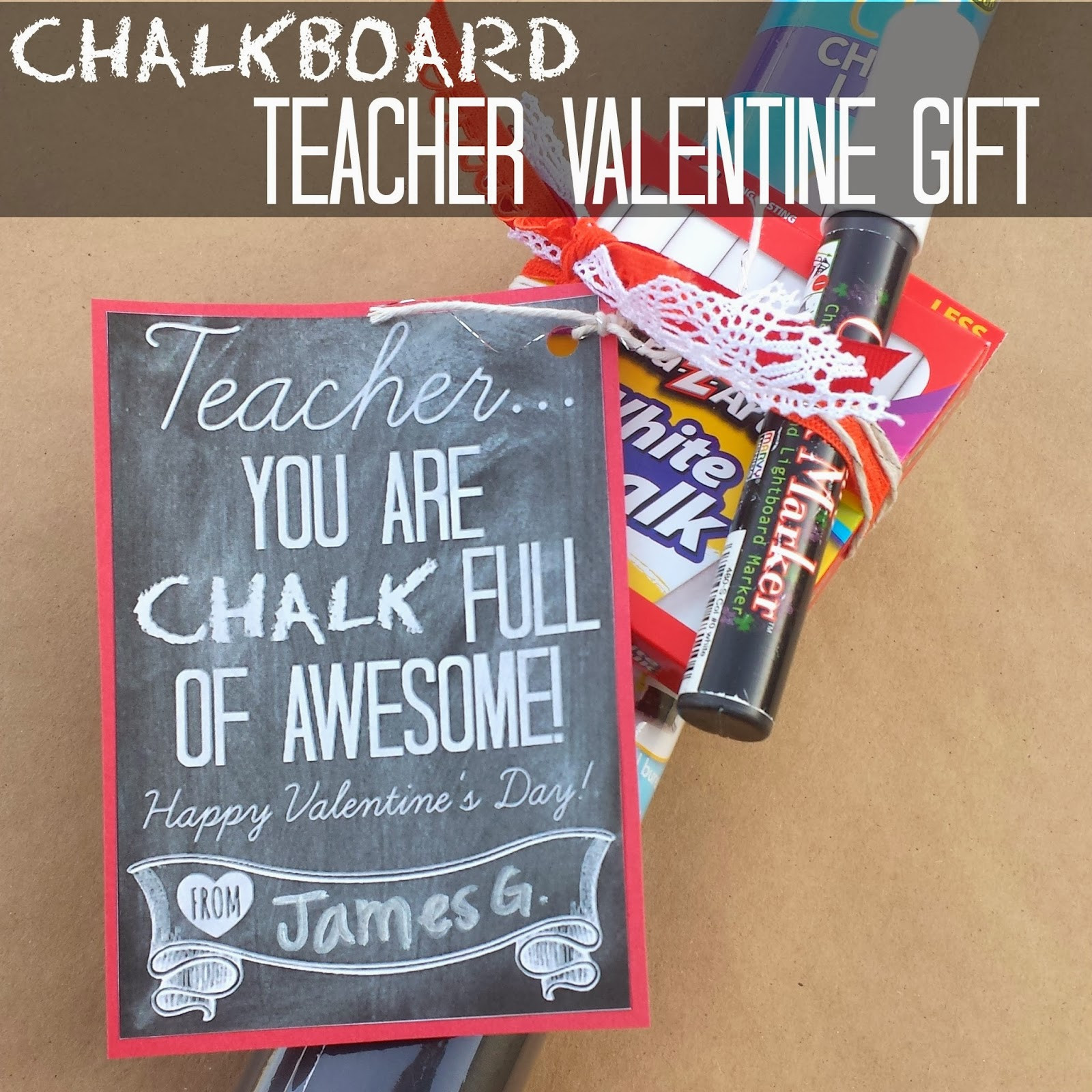 Best ideas about Teacher Valentines Gift Ideas
. Save or Pin Valentine s Day Gifts For Teachers Eighteen25 Now.