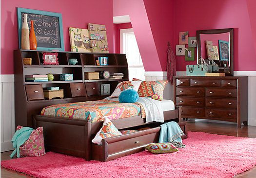 Best ideas about Teen Bedroom Sets
. Save or Pin picture of Ivy League Cherry 7 Pc Full Daybed Bedroom from Now.