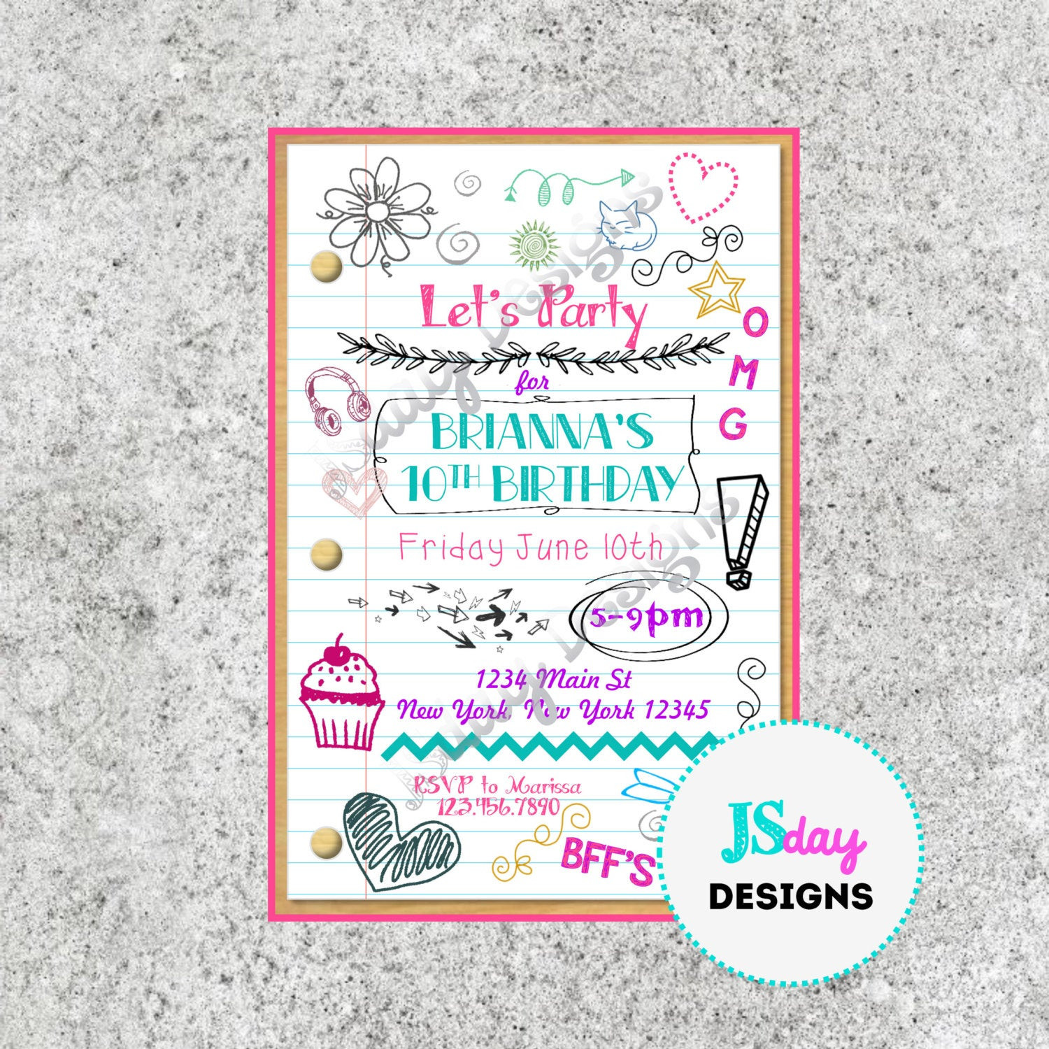 Best ideas about Teenage Birthday Party Invitations
. Save or Pin Tween Teen Birthday Invitation Tween Birthday Teen Birthday Now.