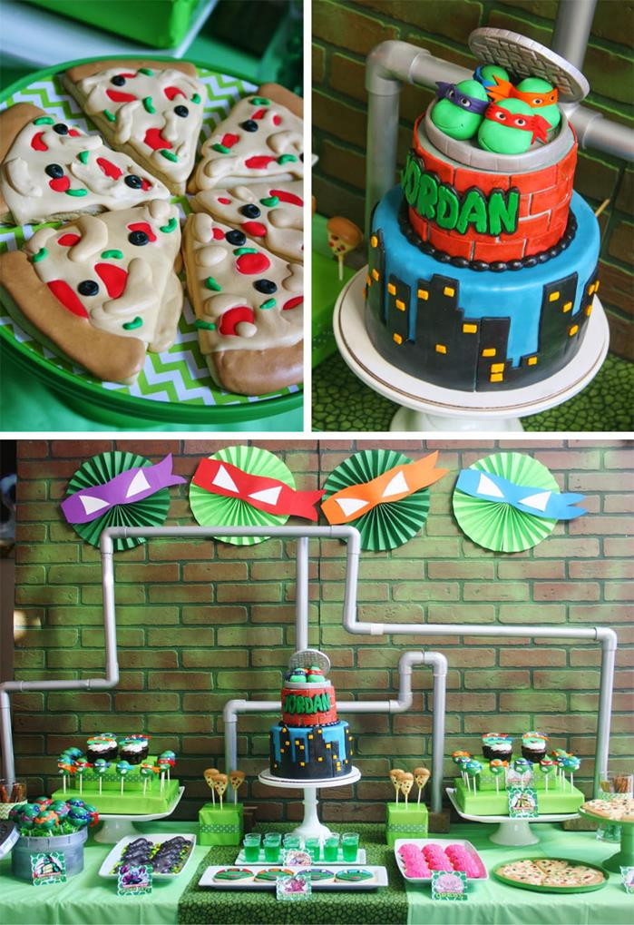 Best ideas about Teenage Mutant Ninja Turtle Birthday Party
. Save or Pin Kara s Party Ideas Teenage Mutant Ninja Turtles Party Now.