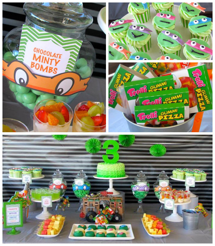 Best ideas about Teenage Mutant Ninja Turtle Birthday Party
. Save or Pin Kara s Party Ideas Teenage Mutant Ninja Turtles Themed Now.