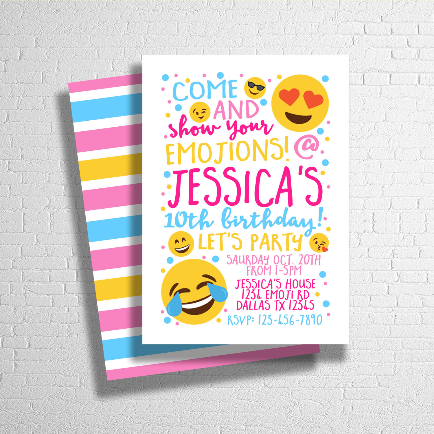 Best ideas about Teenagers Birthday Invitations
. Save or Pin Emoji Birthday Invitation Tween Birthday Invite Teen Now.