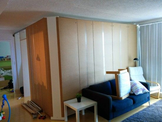 Best ideas about Temporary Walls DIY
. Save or Pin Making a Pax Room in the Living Room home Now.
