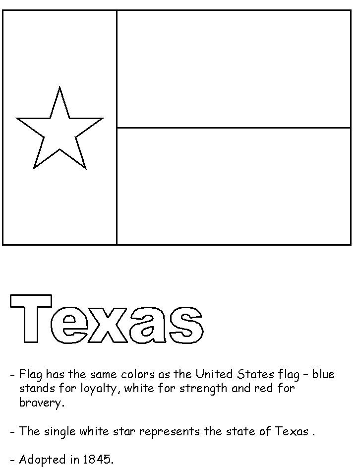 Best ideas about Texas Coloring Pages For Kids
. Save or Pin Texas Flag Coloring Page Coloring Home Now.
