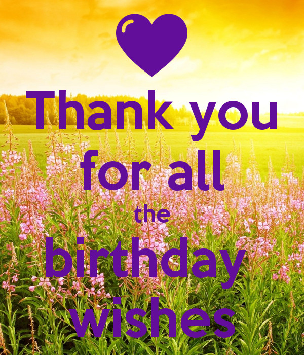 Best ideas about Thank You All For The Birthday Wishes
. Save or Pin Thank you for all the birthday wishes Poster Now.