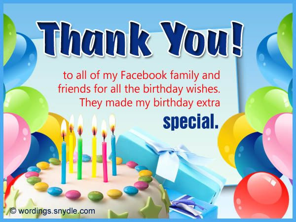 Best ideas about Thank You For Birthday Wishes On Facebook Status
. Save or Pin Thank You for Birthday Wishes on Twitter Now.