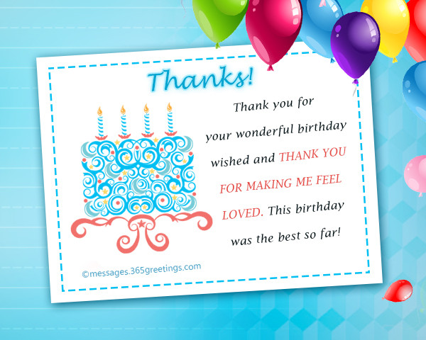 Best ideas about Thank You For Birthday Wishes On Facebook Status
. Save or Pin Thank You Message For Birthday Wishes Now.