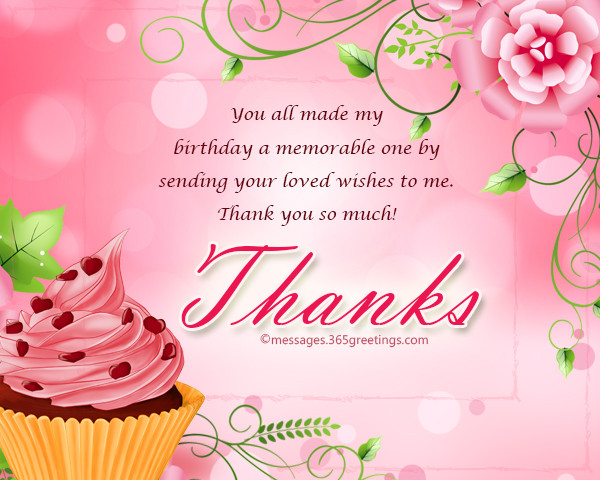 Best ideas about Thank You For Birthday Wishes On Facebook Status
. Save or Pin Thank You Message For Birthday Wishes Now.