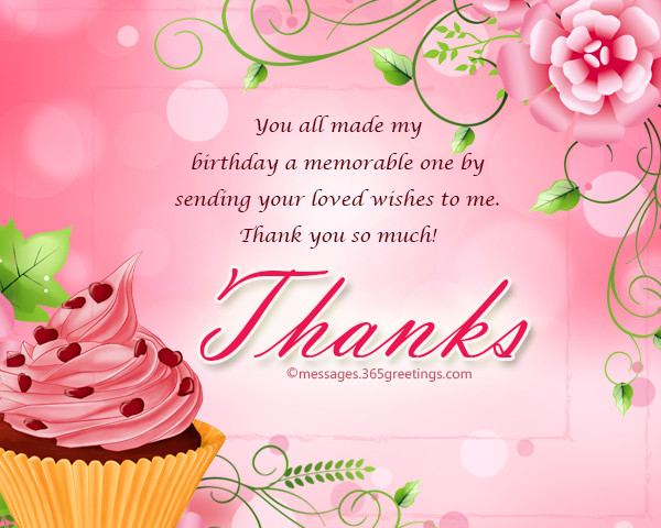 Best ideas about Thank You For The Birthday Wishes Facebook
. Save or Pin Thank You Message For Birthday Wishes Now.
