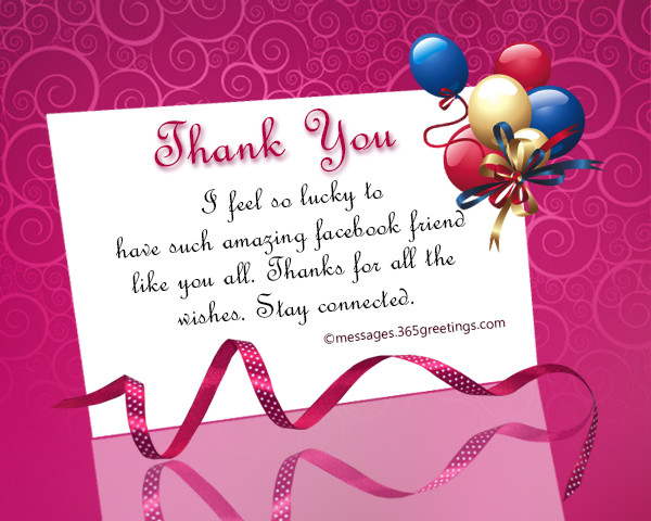 Best ideas about Thank You For The Birthday Wishes Facebook
. Save or Pin Thank You Message For Birthday Wishes Now.