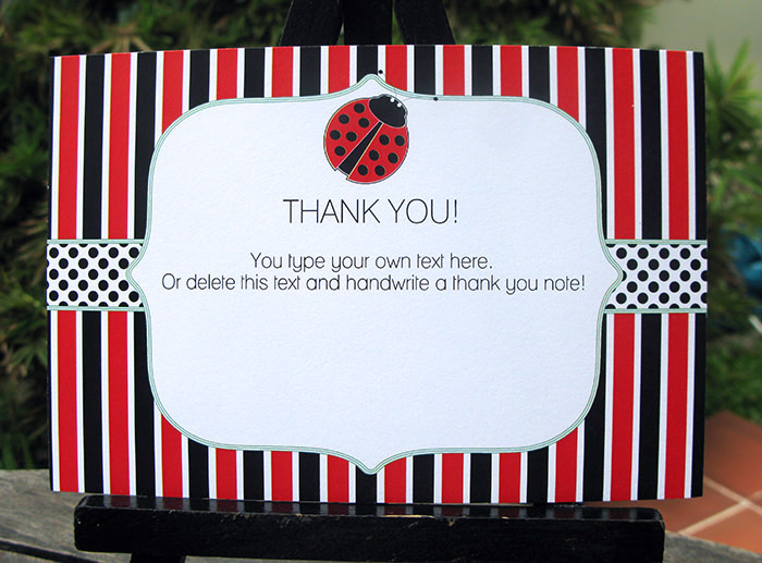 Best ideas about Thank You Message For Birthday Party
. Save or Pin Ladybug Birthday Party Invitations Now.