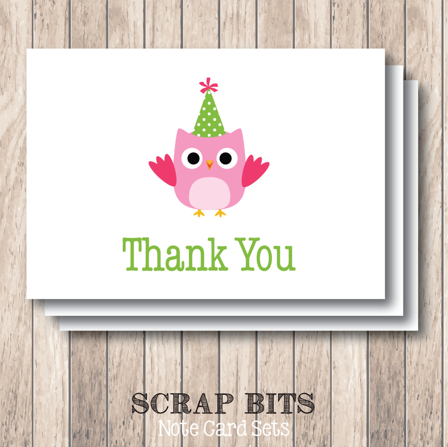 Best ideas about Thank You Message For Birthday Party
. Save or Pin Birthday Party Owl Thank You Note Card Set Custom Colors Now.