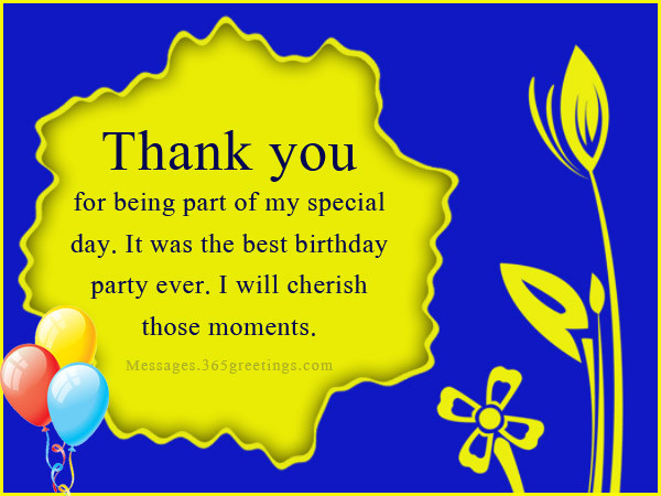 Best ideas about Thank You Message For Birthday Party
. Save or Pin Birthday Thank You Messages Thank You for Birthday Wishes Now.