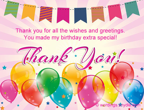 Best ideas about Thank You Message For Birthday Wishes
. Save or Pin How To Say Thank You For Birthday Wishes Wordings and Now.