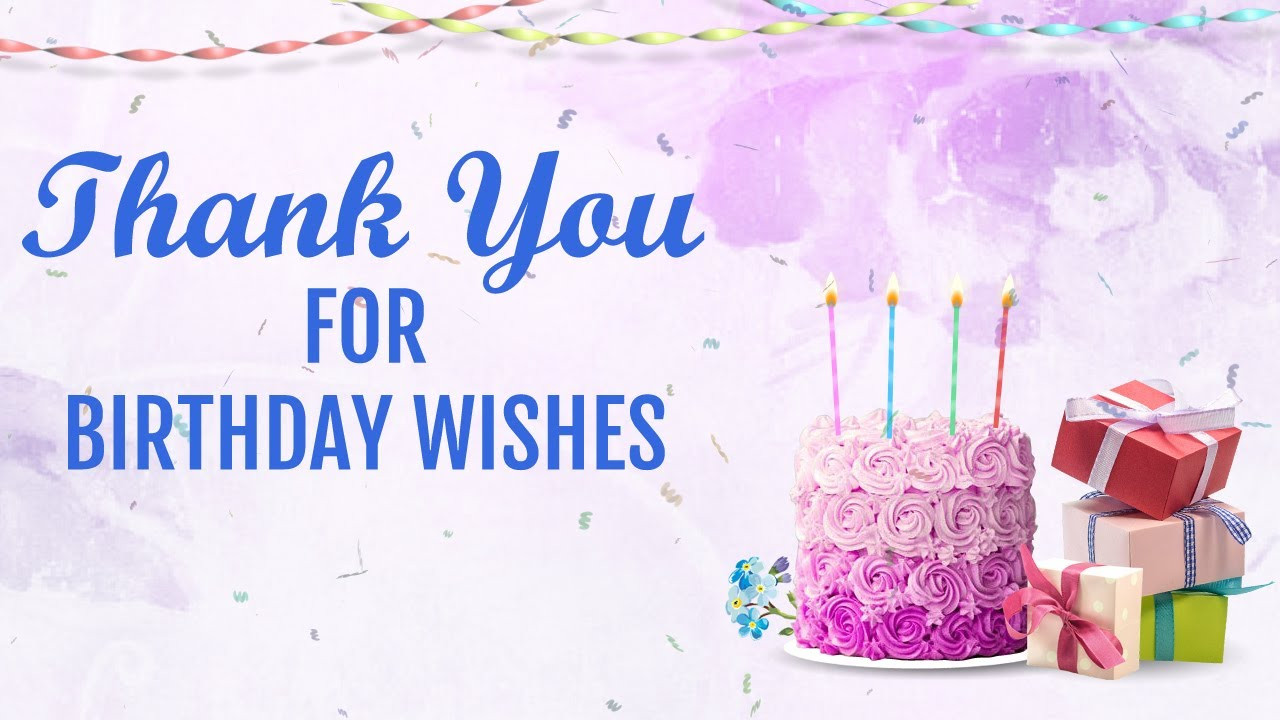 Best ideas about Thank You Message For Birthday Wishes
. Save or Pin Thank you for Birthday Wishes status message Now.