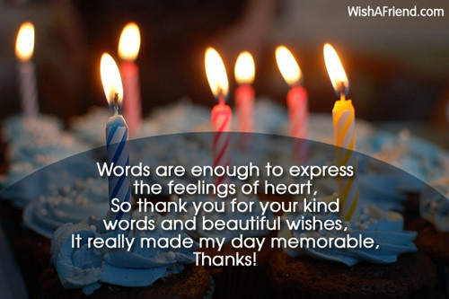 Best ideas about Thank You Quotes For Birthday Wishes
. Save or Pin Thank You For The Birthday Wishes Now.