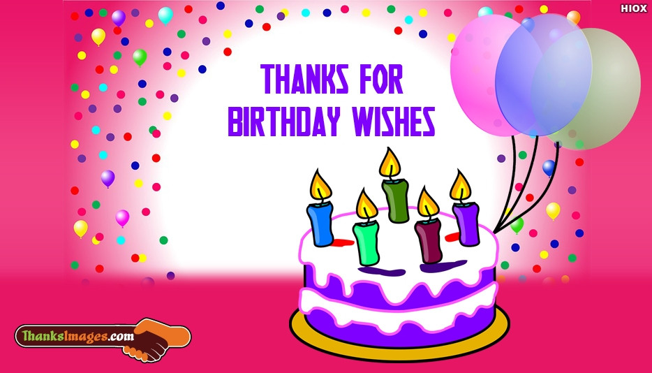 Best ideas about Thanks For Birthday Wishes Images
. Save or Pin Thank You For Bday Wishes Now.