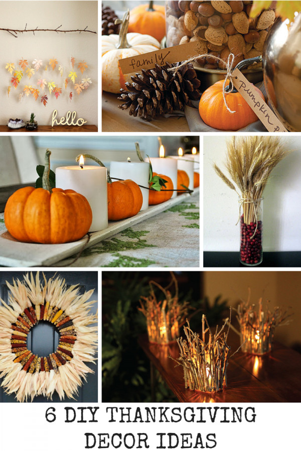 Best ideas about Thanksgiving Decorations DIY
. Save or Pin 6 DIY Thanksgiving Decor Ideas Now.