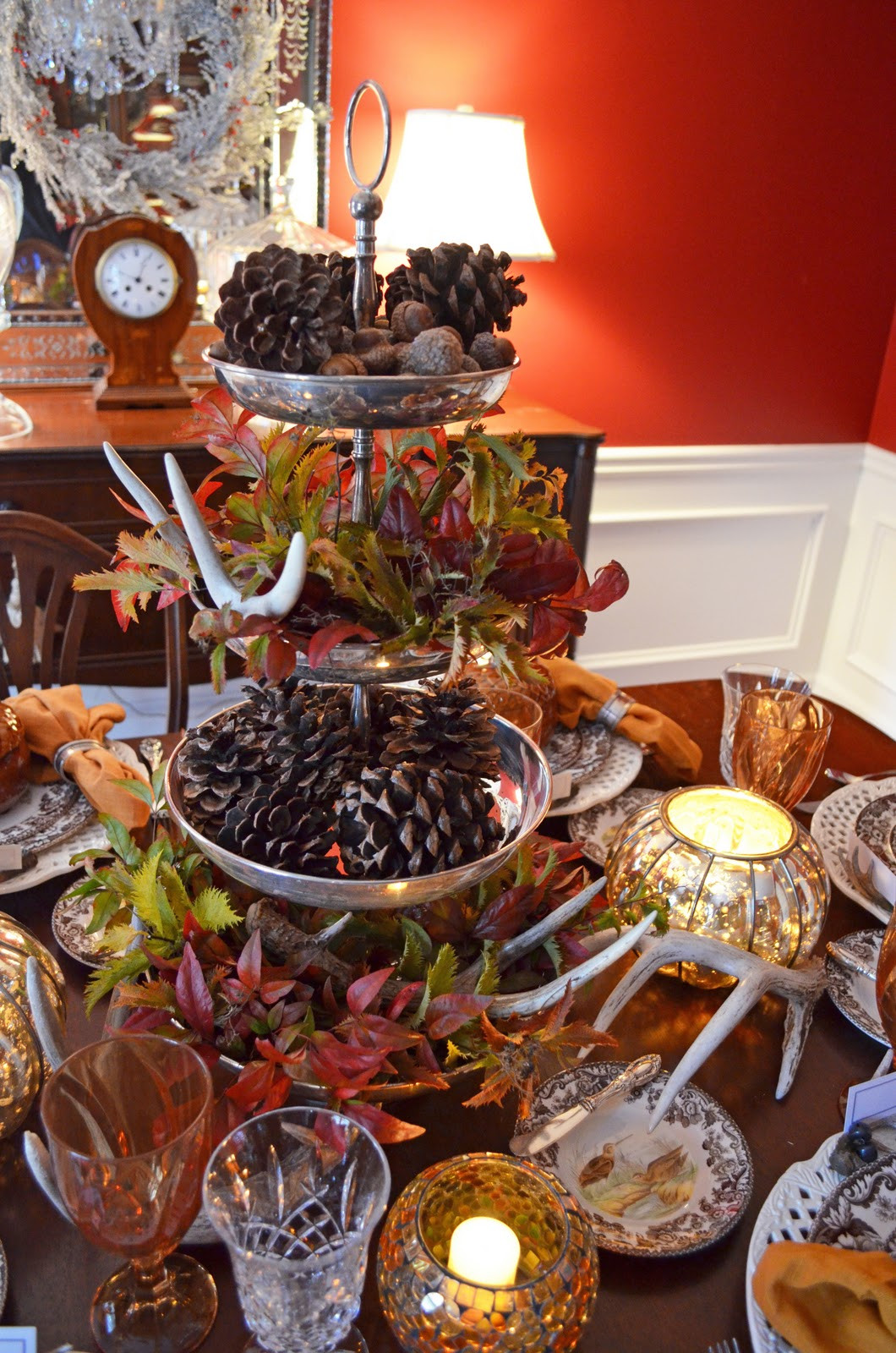 Best ideas about Thanksgiving Table Ideas
. Save or Pin Thanksgiving Table Setting with Nature Themed Centepiece Now.