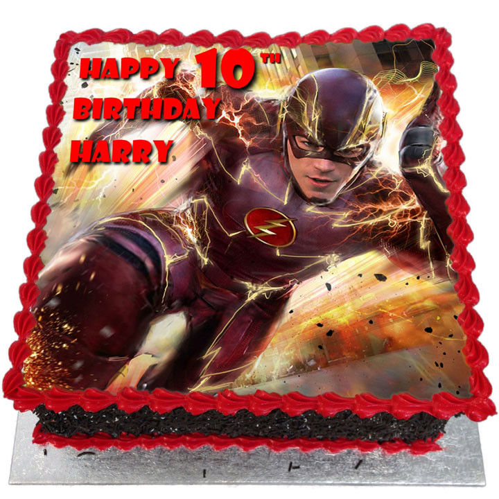 Best ideas about The Flash Birthday Cake
. Save or Pin The Flash Birthday Cake Flecks Cakes Now.