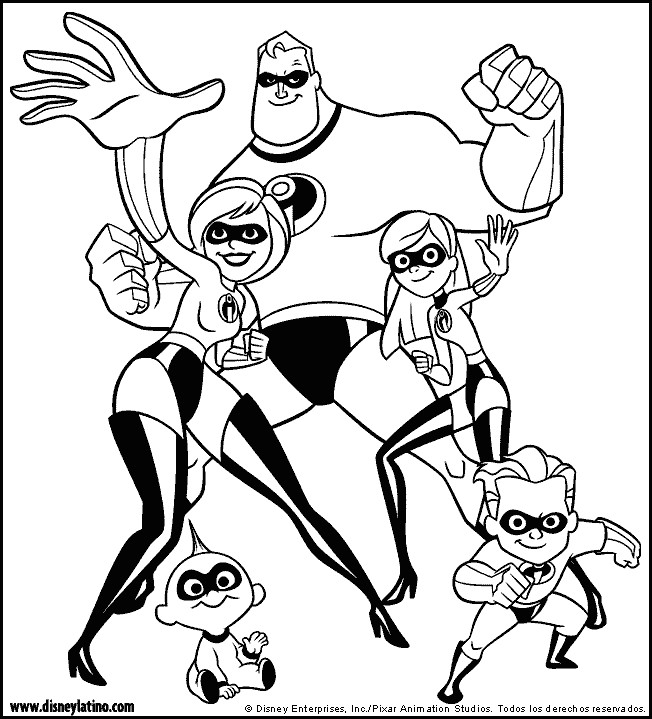 Best ideas about The Incretbls 2 Cute Vilit Coloring Pages For Girls
. Save or Pin The Incredibles color page disney coloring pages color Now.