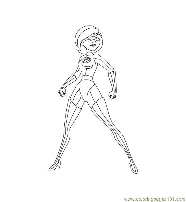 Best ideas about The Incretbls 2 Cute Vilit Coloring Pages For Girls
. Save or Pin Elastigirl Coloring Page Free The Incredibles Now.