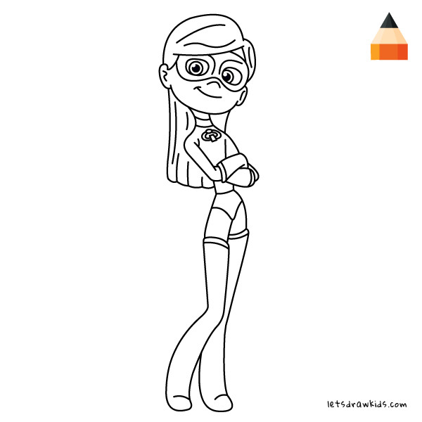 Best ideas about The Incretbls 2 Cute Vilit Coloring Pages For Girls
. Save or Pin How To Draw Violet From The Incredibles Now.