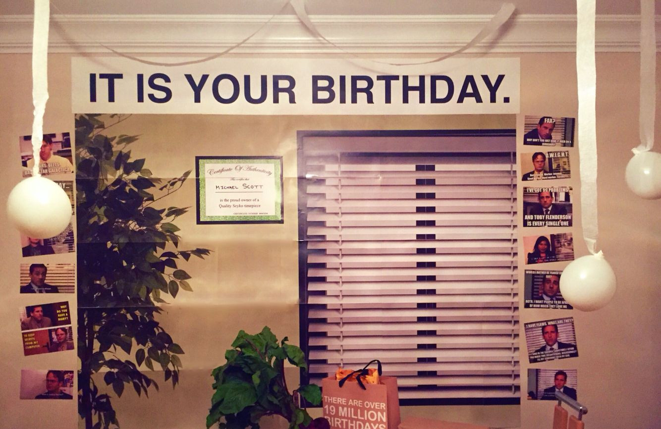 Best ideas about The Office Birthday Party
. Save or Pin The fice Birthday party theme … work birthdays Now.