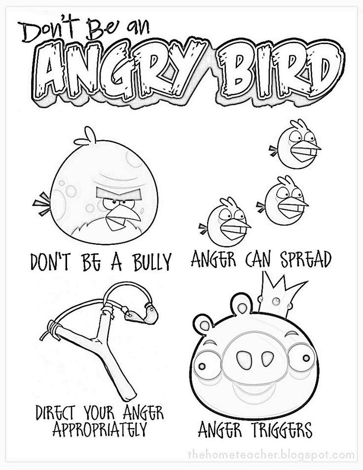 Best ideas about Therapeutic Coloring Sheets For Kids
. Save or Pin Coloring Angry Birds Anger Management Now.