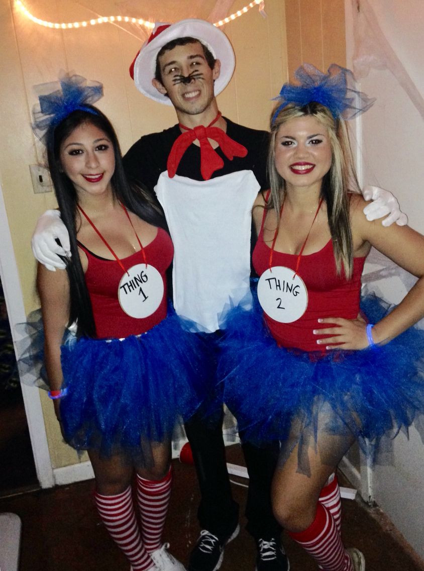 Best ideas about Thing 1 Costume DIY
. Save or Pin Thing 1 and Thing 2 costumes with Cat in the Hat costume Now.