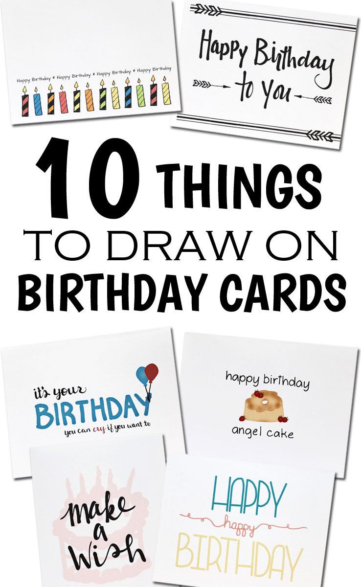 Best ideas about Things To Put In A Birthday Card
. Save or Pin 10 Things to Draw on Birthday Cards Food Life Design Now.