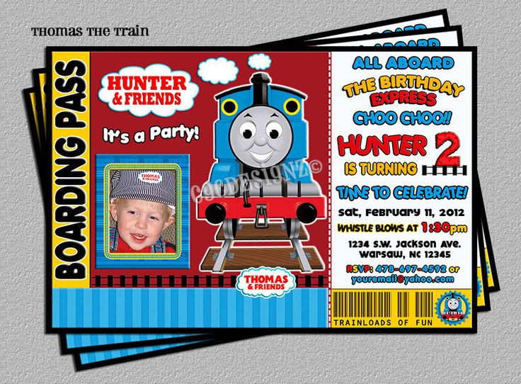 Best ideas about Thomas Birthday Invitations
. Save or Pin 17 Best images about Mason s 4th Birthday Party on Now.