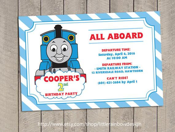 Best ideas about Thomas Birthday Invitations
. Save or Pin Thomas Train Invitation Thomas Invitation Thomas Birthday Now.