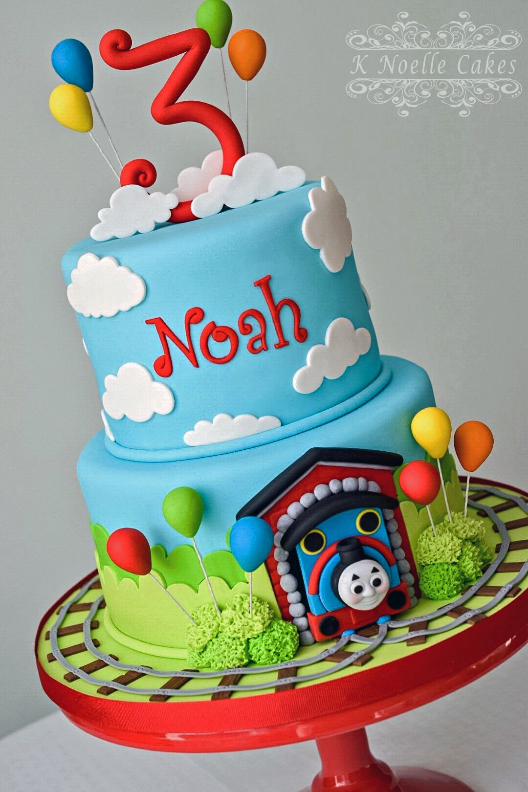 Best ideas about Thomas The Train Birthday Cake
. Save or Pin Thomas the Train cake by K Noelle Cakes Now.