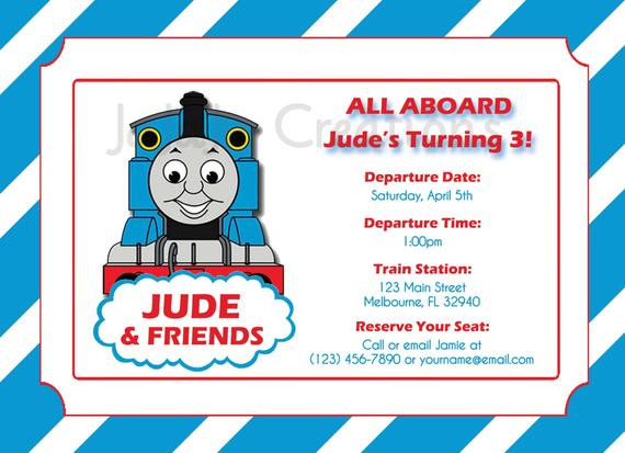 Best ideas about Thomas The Train Birthday Invitations
. Save or Pin Thomas the Train Birthday Invitation by UniquelyJDesigns Now.