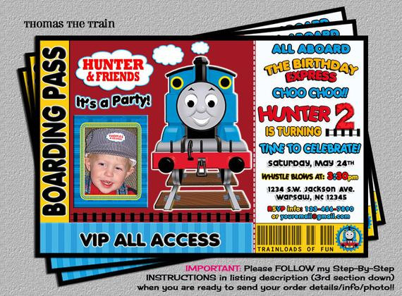 Best ideas about Thomas The Train Birthday Invitations
. Save or Pin Items similar to Thomas The Train Birthday Now.