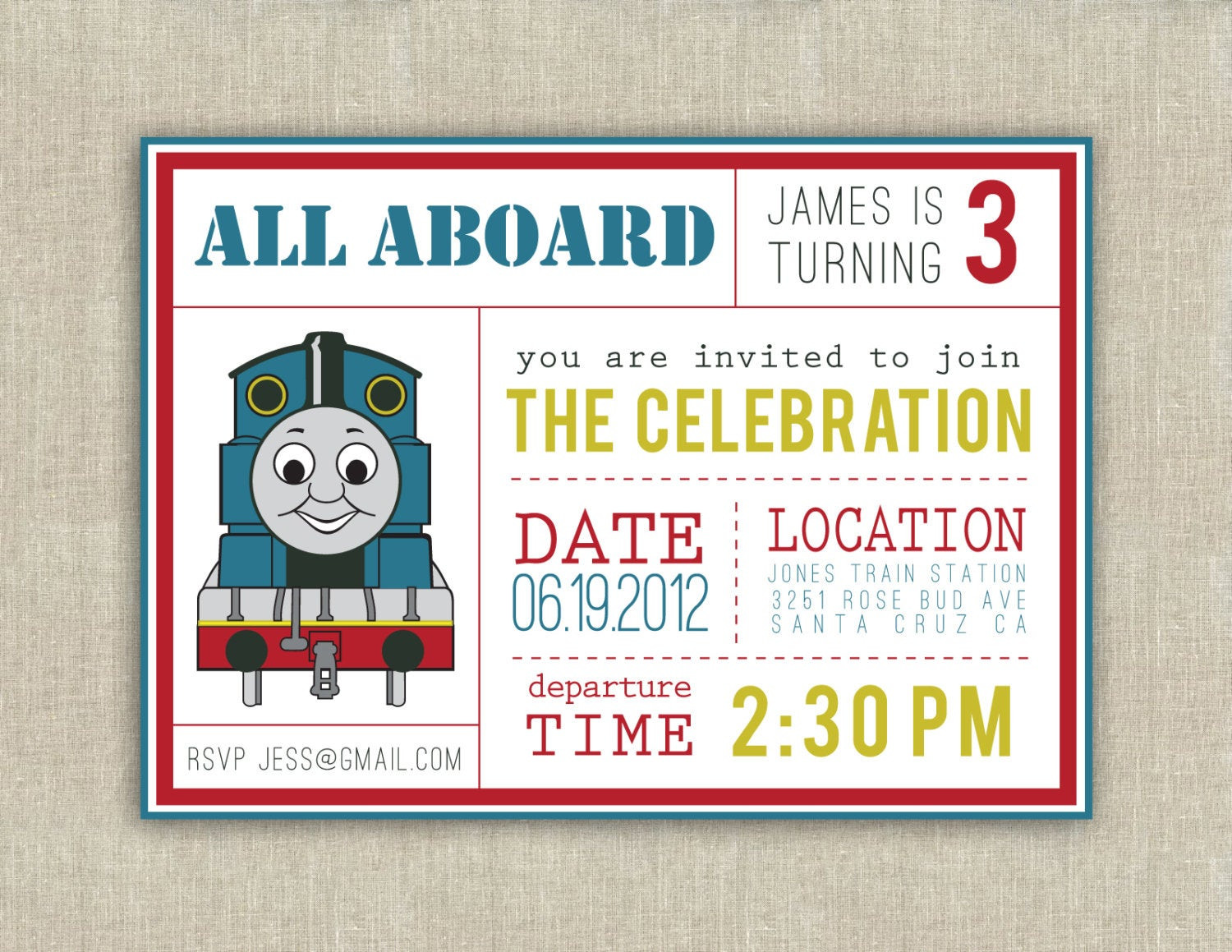 Best ideas about Thomas The Train Birthday Invitations
. Save or Pin Thomas the Train party invitation printable by Now.