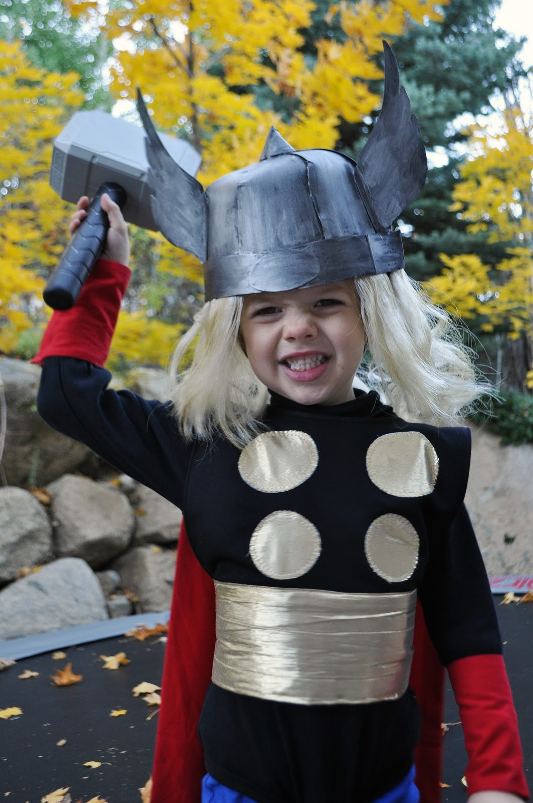 Best ideas about Thor DIY Costume
. Save or Pin I Am Momma Hear Me Roar Thor Costume for DailyBuzz Now.