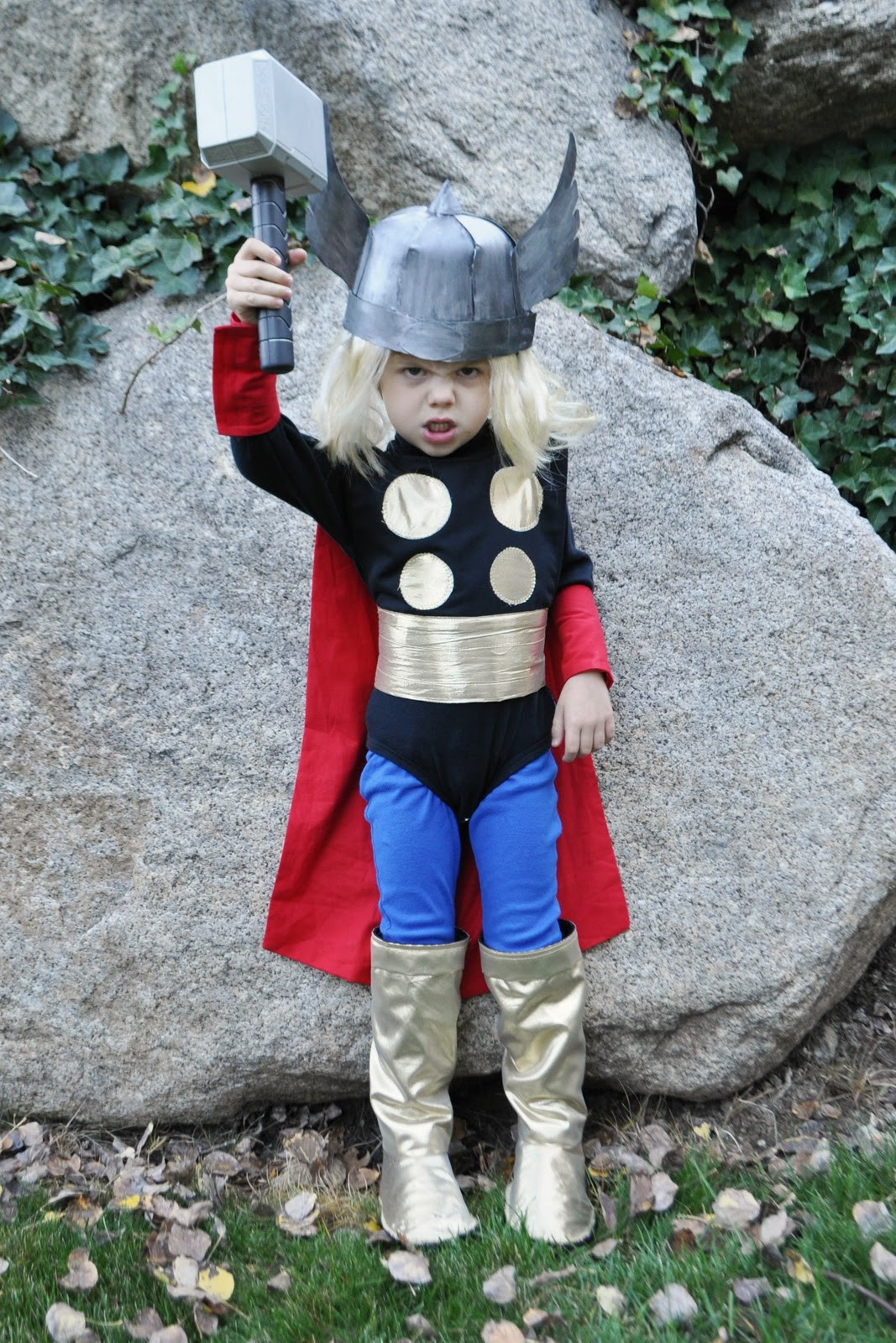 Best ideas about Thor DIY Costume
. Save or Pin I Am Momma Hear Me Roar Thor Costume for DailyBuzz Now.